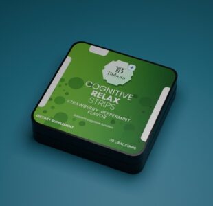 Cognitive relax oral strips with L-theanine GABA and vitamin B6