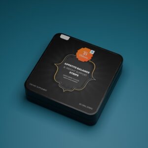 Appetite balance oral strips with saffron chromium and molybdenum supplement