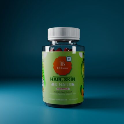 Hair skin and nails gummies with biotin collagen and vitamins