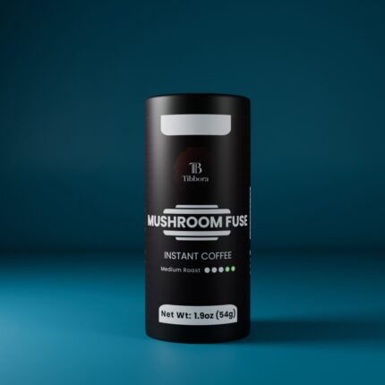 Mushroom fuse instant coffee with lions mane and chaga powder