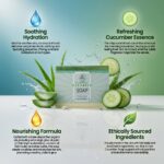 Aloe & Cool Cucumber Soap - Image 4