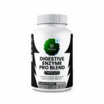 Digestive enzyme supplement with multi-enzyme blend, 60 vegetable capsules