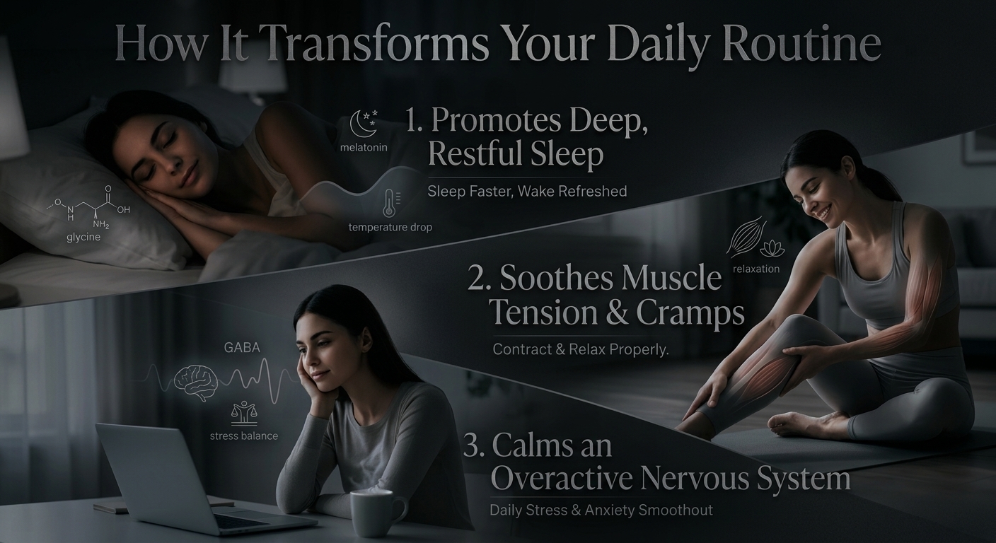 Struggling with Restless Nights & Stress? Why Magnesium Glycinate Works
